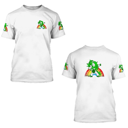 Im Magical Irish Dabbing Unicorn Toddler St Patric 3D T Shirts