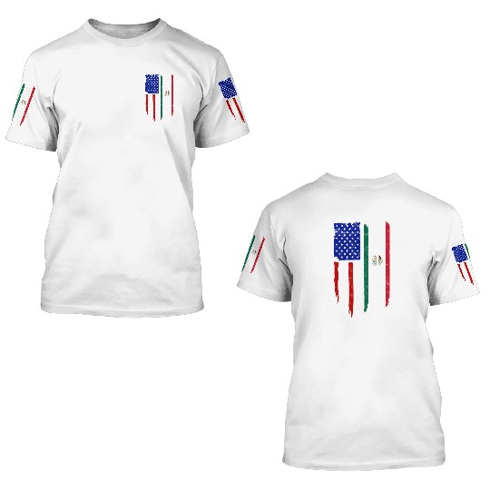 US Immigrant Indigenous USA Immigrants america 3D T Shirts