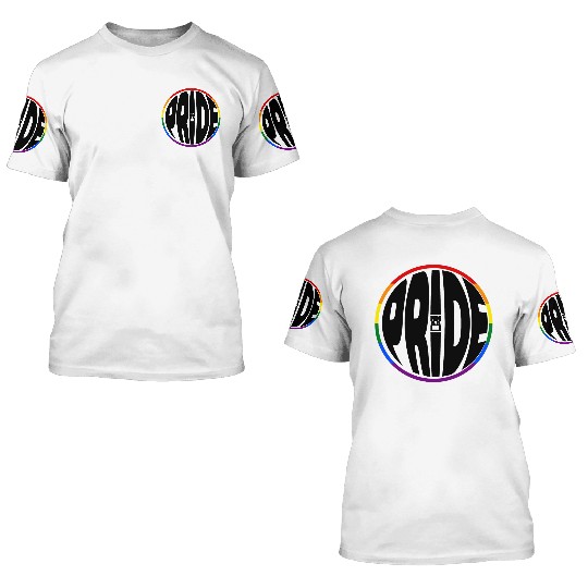 Circle Pride 3D T Shirts