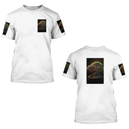 Cannabonsai - Bonsai Tree, Cannabis Plant, 3D T Shirts