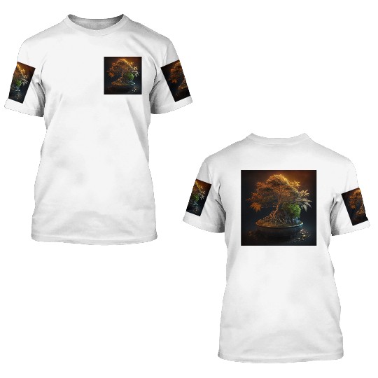 Cannabonsai - Bonsai Tree, Cannabis Plant, 3D T Shirts