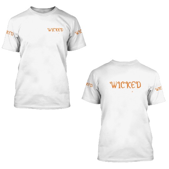 Perfectly Wicked - Halloween 3D T Shirts
