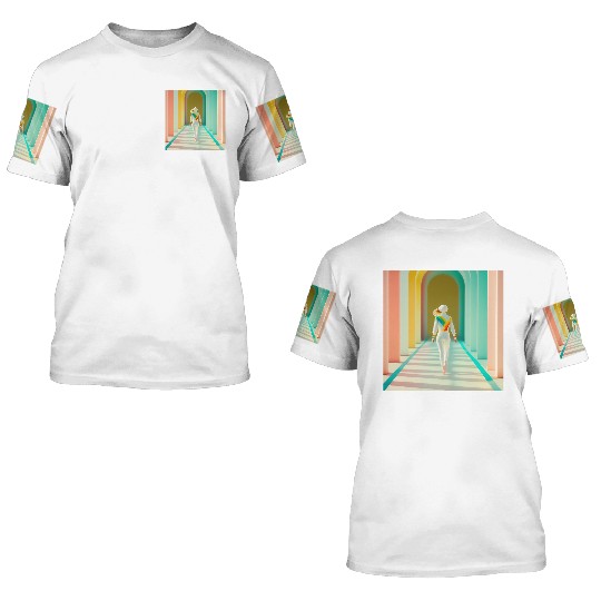 Independent Woman Picture 3D T Shirts