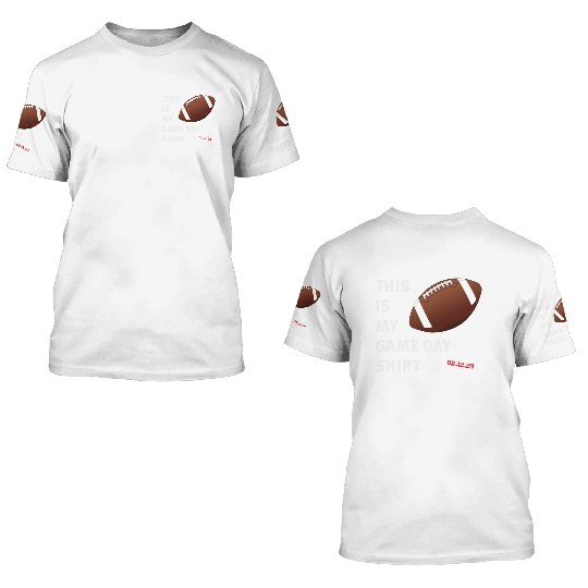 This Is My Game Day 3D T Shirts