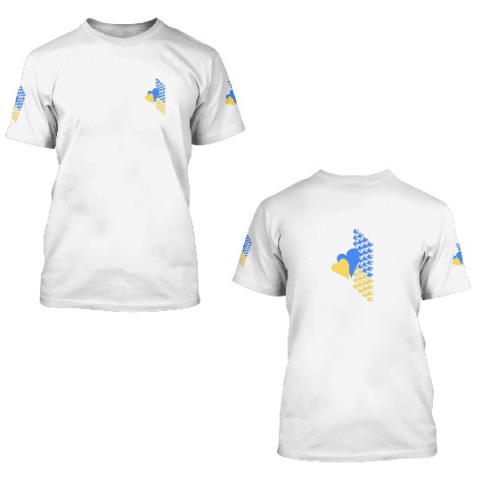 From Ukraine with love 3D T Shirts