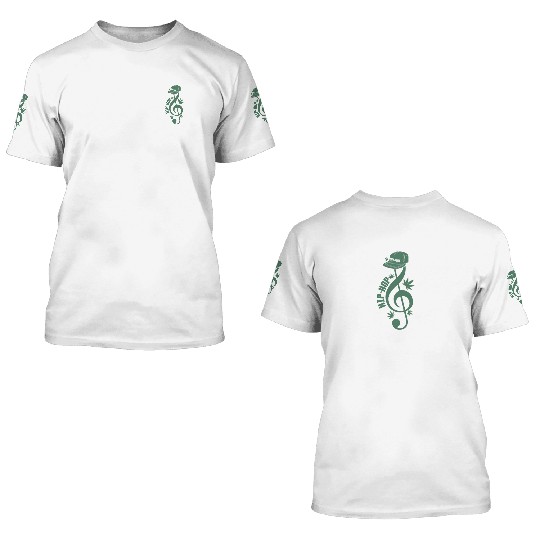 Clef with Cappi Music Direction Rap 3D T Shirts