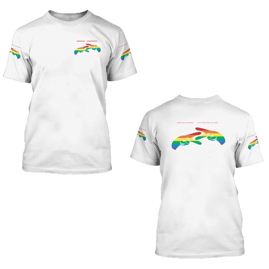 Rock Paper Scissors | Funny Lesbian Pride LGBT 3D T Shirts