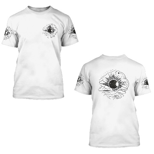 Get Your Astrology 3D T Shirts with the Moon !