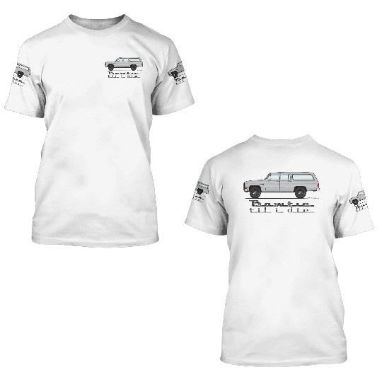 bowtie Light Silver 3D T Shirts