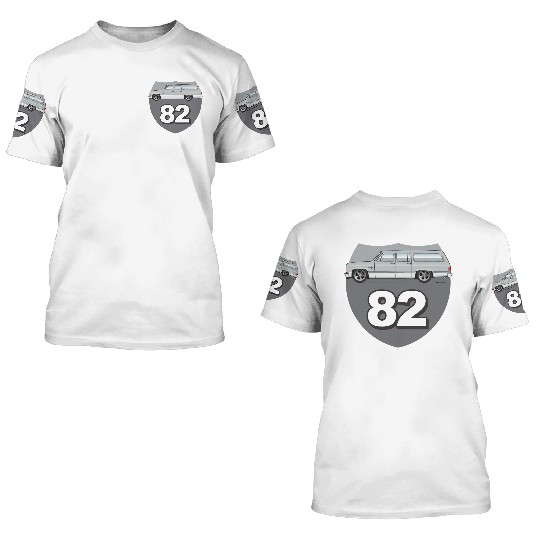 82 Light Silver 3D T Shirts