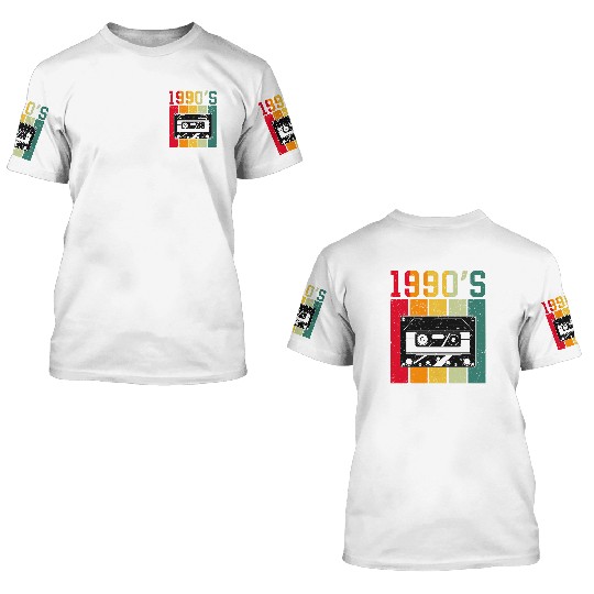Retro - 1990s 3D T Shirts