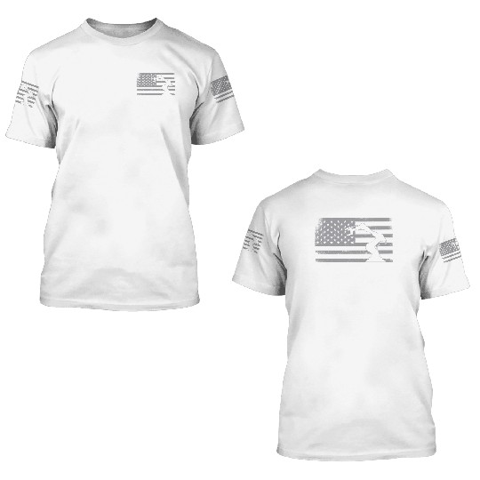 Robot Robotics Engineer American 3D T Shirts