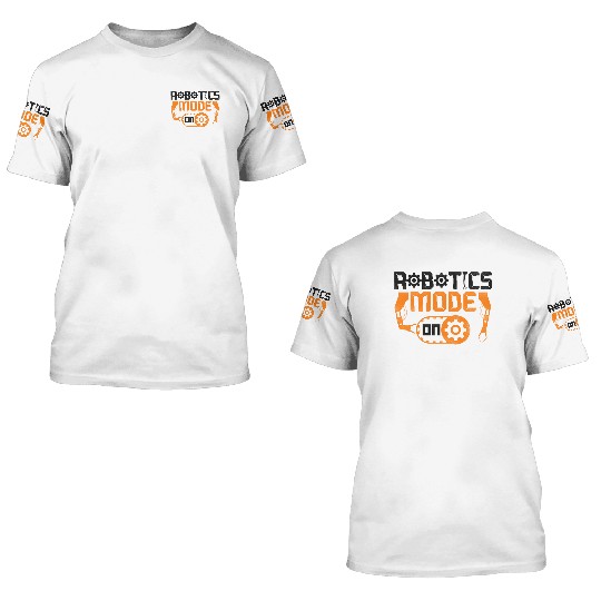 Robot Robotics Engineer Vintage 3D T Shirts