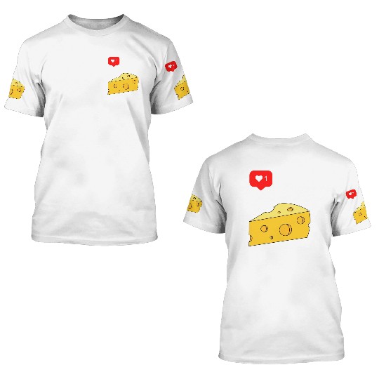 Cheese Lover 3D T Shirts