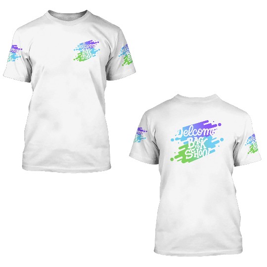 Welcome back to school 3D T Shirts