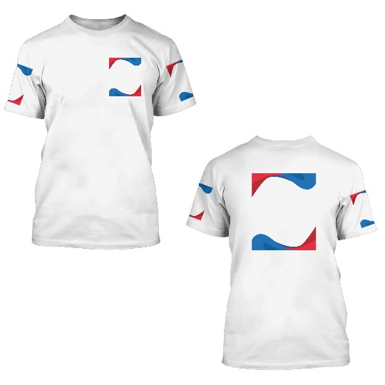 Lyonnais et footgolfeur 3D T Shirts