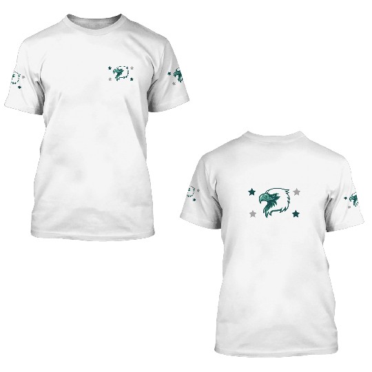 Eagle Bird Gang Funny Philadelphia 3D T Shirts