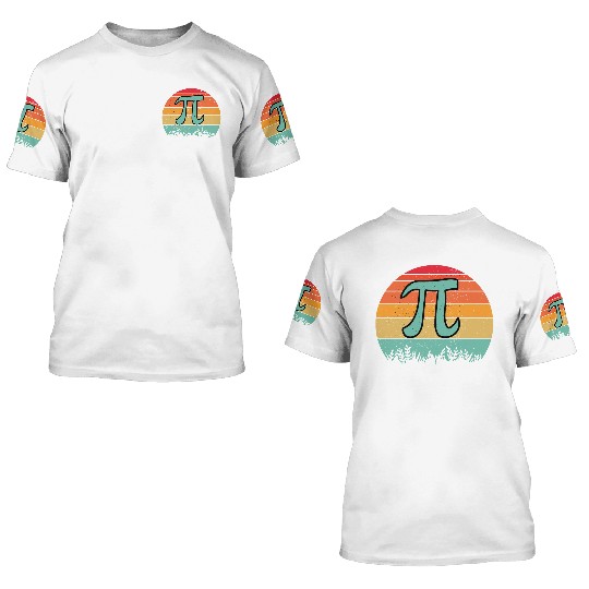 Pi Day 3D T Shirts