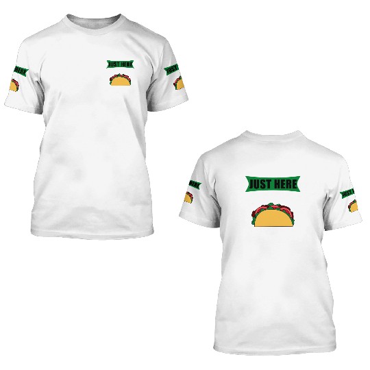 Cinco de Mayo Taco Lover 3D T Shirts