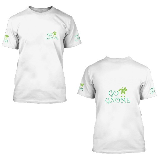 Gnomes - Gnome Collecting - Gnome Collector 3D T Shirts