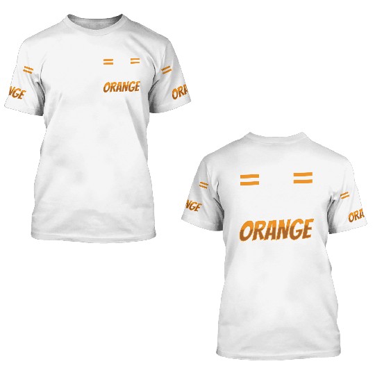 La Femme Orange 3D T Shirts