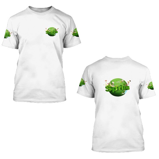 Spring Season 3D T Shirts