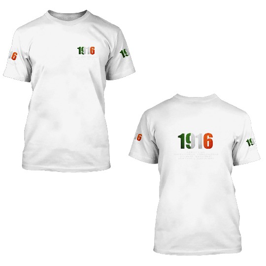 1916 Irish Easter Rising Signatories Commemorative 3D T Shirts