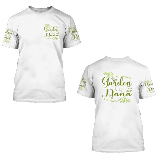 Garden Nana 3D T Shirts