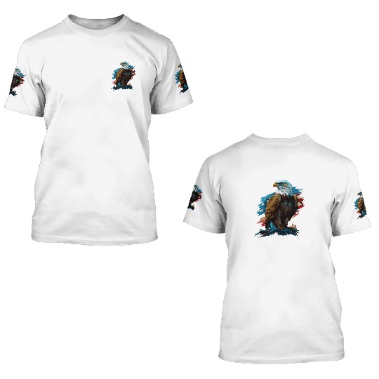 Anthem Fights For Something American Bald Eagle 3D T Shirts