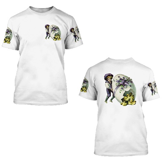 Vintage Easter 3D T Shirts