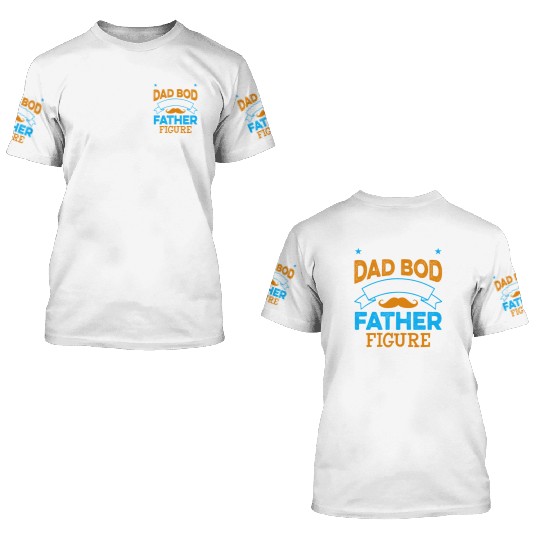 Dad Father Papa Sublimation 3D T Shirts