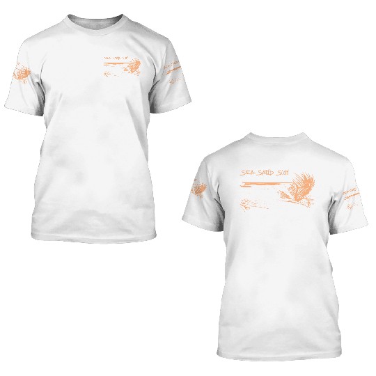 Sea, Sand And Sun 3D T Shirts