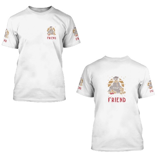 Peanuts Not My Friend Peanut Allergic 3D T Shirts