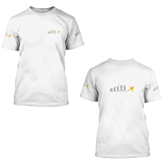 Fullback Evolution American Football Gift 3D T Shirts