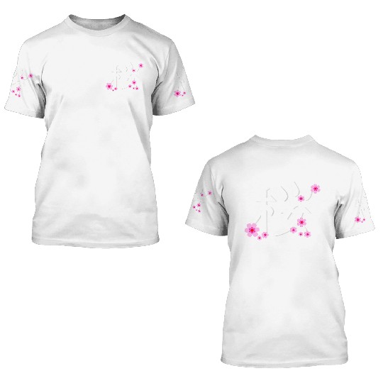 Cherry Blossom Flower 3D T Shirts