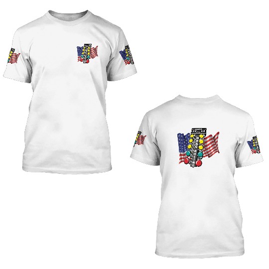 Drag Racing 1320 Life 3D T Shirts
