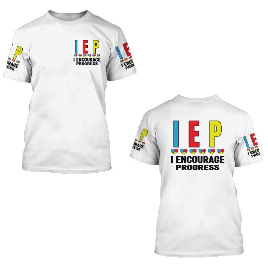 Special Education Autism Teacher 3D T Shirts
