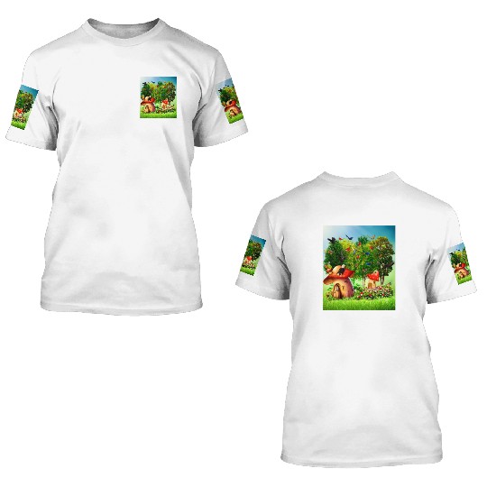 paradise forest 3D T Shirts