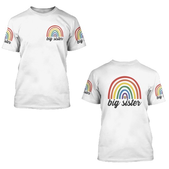 Toddler Big Sister 3D T Shirts