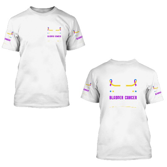 Fought The Battle And Won Bladder Cancer Survivor 3D T Shirts