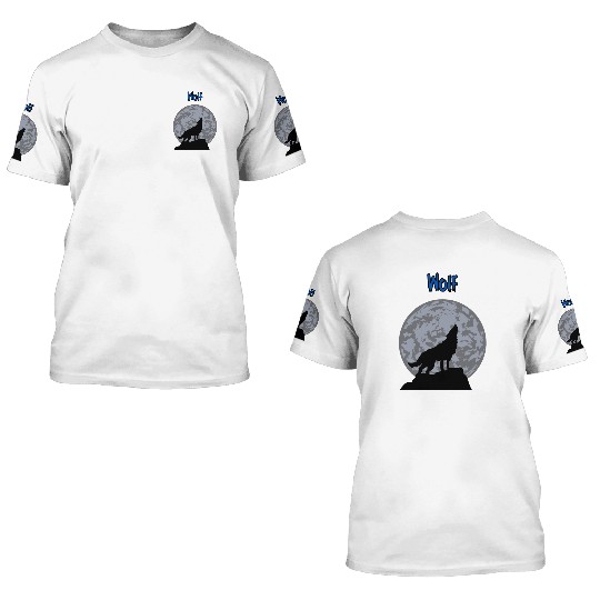 Wolf 3D T Shirts