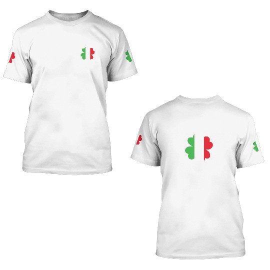irish temper italian attitude 3D T Shirts