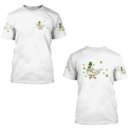 Rub My Cock For Good Luck St Patrick's Day 3D T Shirts