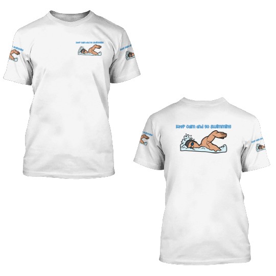 Swim 3D T Shirts