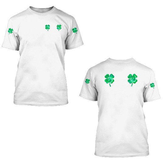 Shamrock Boobs Tie Dye Irish Boobies St Patricks 3D T Shirts