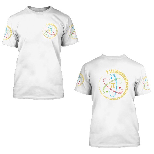 PI DAY 3D T Shirts