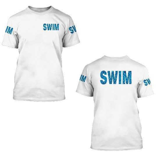 Swim 3D T Shirts