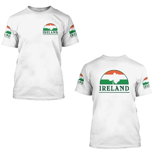 Ireland Irish 3D T Shirts