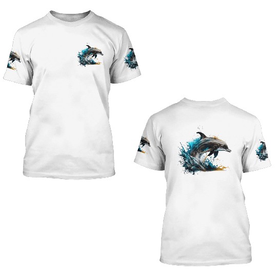 Dolphin 3D T Shirts