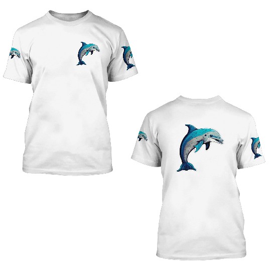 Dolphin 3D T Shirts